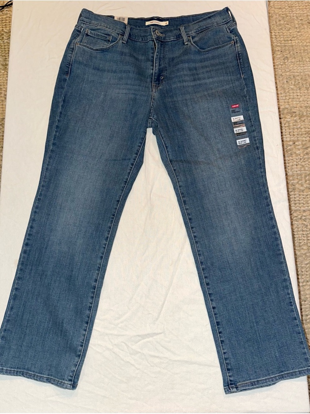 Levi's 505 Women's Straight-Leg Midrise Jeans 16 Short 33x30